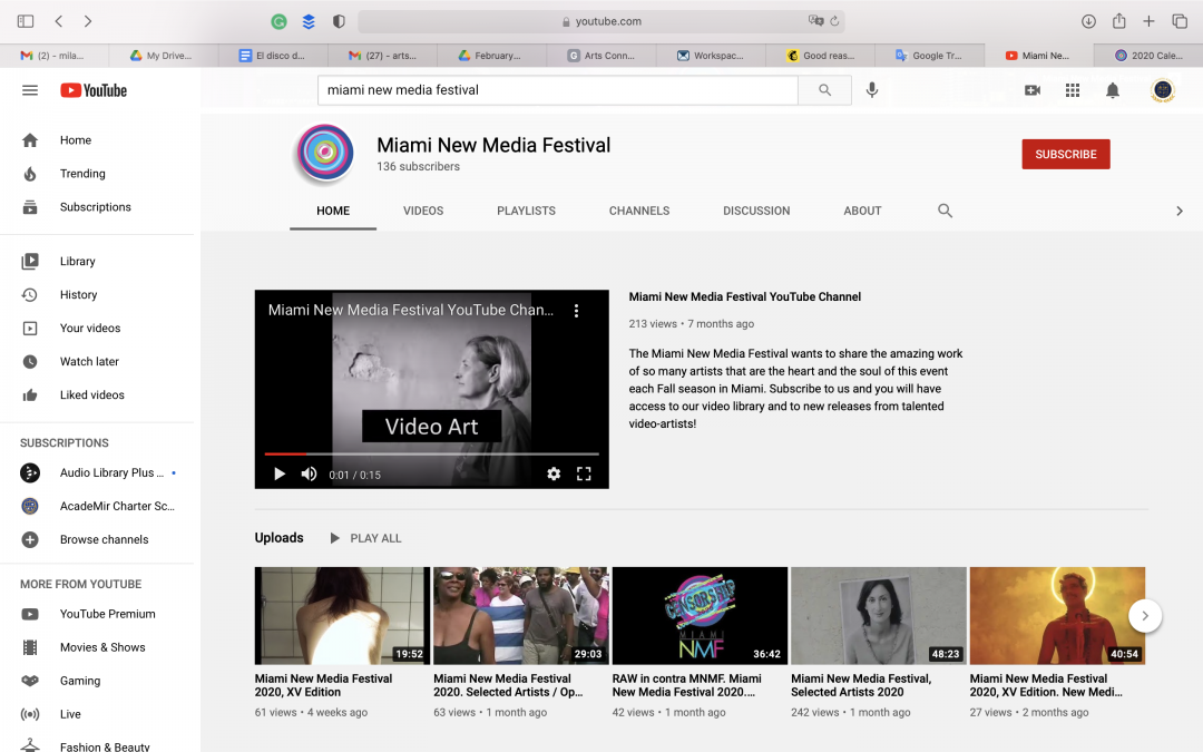 Arrancó el Miami New Media Festival 2020, ahora también en formato Online