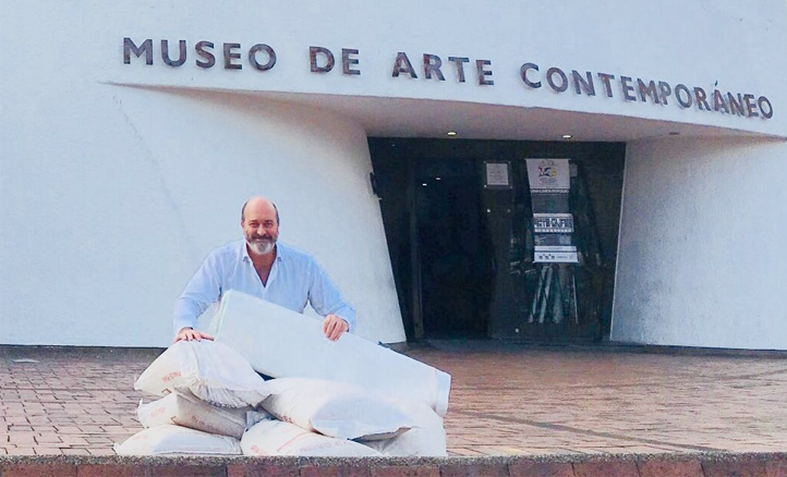 Spanish artist José Cosme exhibits at the Museum of Contemporary Art in Bogota